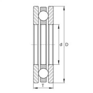 FAG Axial-Rillenkugellager - DL40