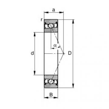 FAG Spindellager - HSS71906-E-T-P4S