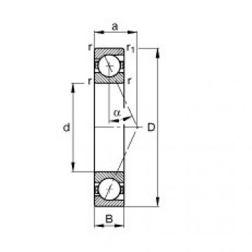 FAG Spindellager - B7002-E-T-P4S