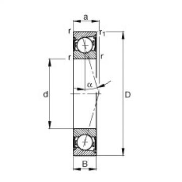 FAG Spindellager - B7000-C-2RSD-T-P4S