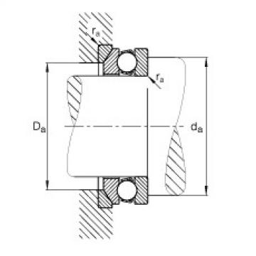 FAG Axial-Rillenkugellager - 53222 + U222