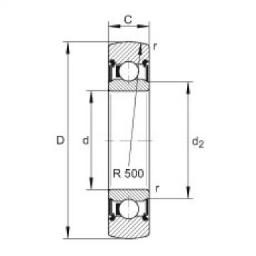 FAG Laufrollen - LR200-2RS