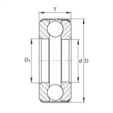 FAG Axial-Rillenkugellager - D17-A1