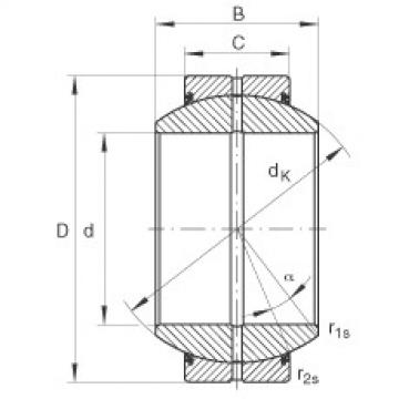 FAG Radial spherical plain bearings - GE30-FO-2RS