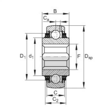 FAG Einstell-Rillenkugellager - GVK109-211-KTT-B