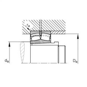 FAG Pendelrollenlager - 22228-E1-XL-K + AHX3128