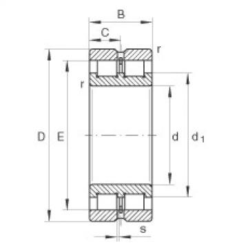 المحامل SL024916 INA