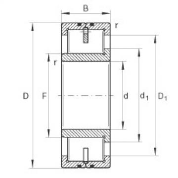 المحامل LSL192360-TB INA