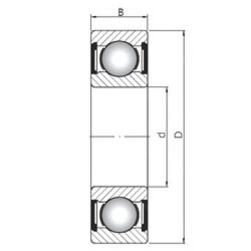 المحامل 6206 ZZ ISO