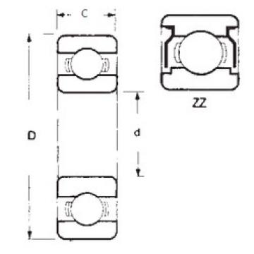 المحامل 16001ZZ FBJ