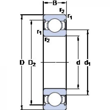 المحامل 6014-2Z SKF