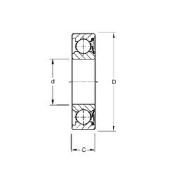 المحامل 208P Timken