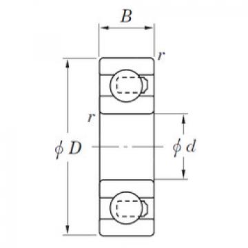 المحامل 3NC628HT4 GF KOYO