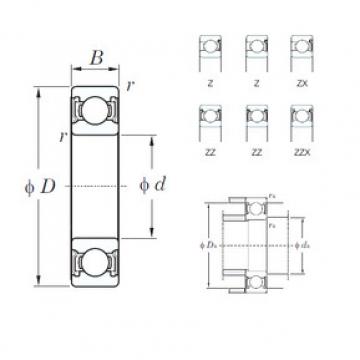 المحامل 6022ZZX KOYO