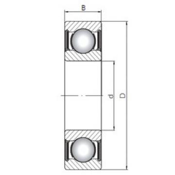 المحامل 6011-2RS ISO