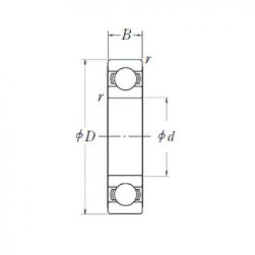 المحامل 6008L11-H-20 NSK