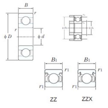 المحامل W68/2.5ZZ KOYO