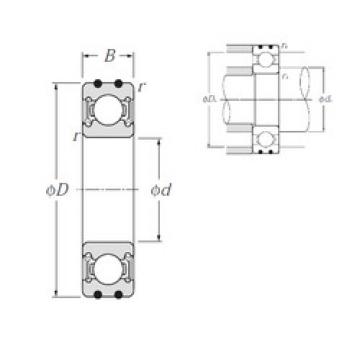 المحامل AC-6209LLU NTN