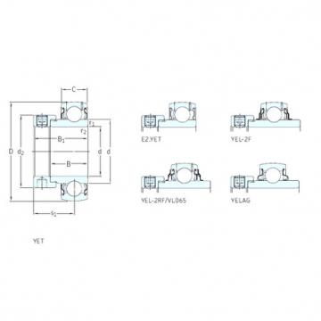 المحامل YEL207-2RF/VL065 SKF