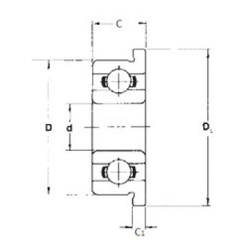 المحامل MF62 FBJ