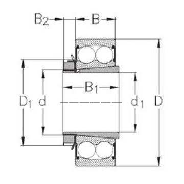 Bearing 2206-K-2RS+H306 NKE