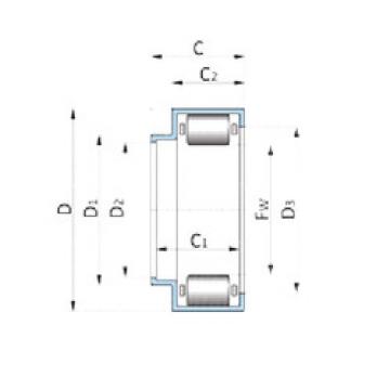 المحامل F-89754.3 INA