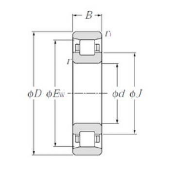 المحامل N1056 NTN