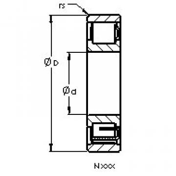 المحامل N305 AST