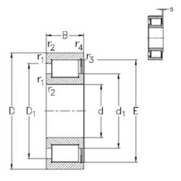 المحامل NCF3088-V NKE