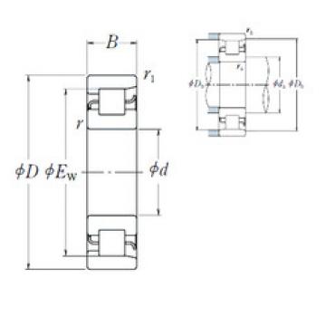 المحامل NF 406 NSK