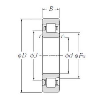 المحامل NJ2220E CYSD