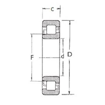 المحامل NJ2208 FBJ