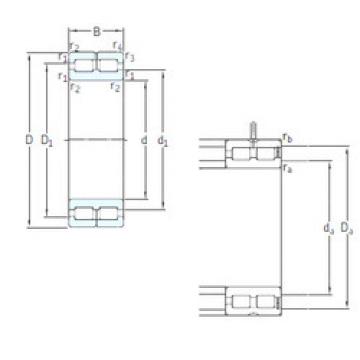 المحامل NNC4914CV SKF