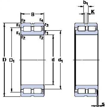 المحامل NNCF 5018 CV SKF