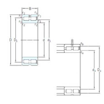 المحامل NNCF4834CV SKF