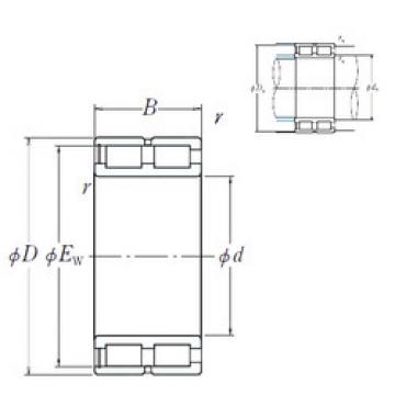 المحامل NNCF4940V NSK