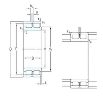 المحامل NNCL4926CV SKF