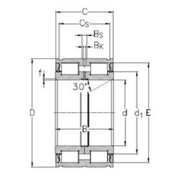 المحامل NNF5013-2LS-V NKE