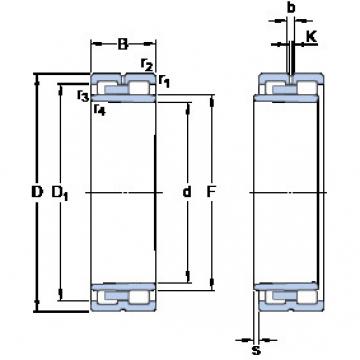 المحامل NNU 4932 BK/SPW33 SKF