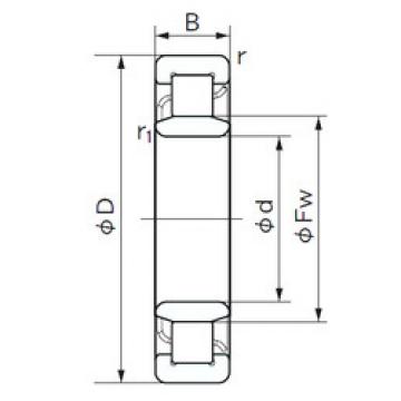 المحامل NU 2206 NACHI