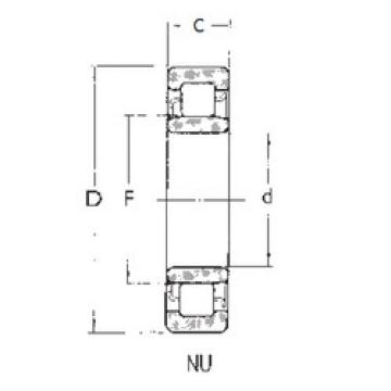 المحامل NU218 FBJ