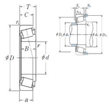 المحامل HR30203J NSK