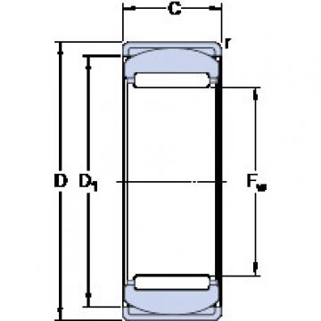 المحامل RPNA 18/32 SKF