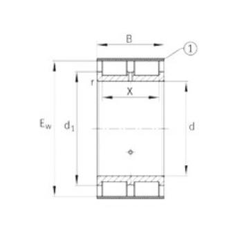 المحامل RSL185016-A INA