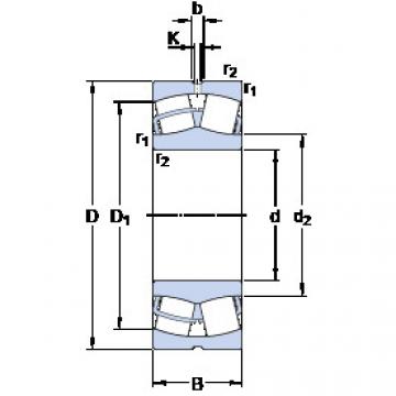 المحامل 23060 CC/W33 SKF