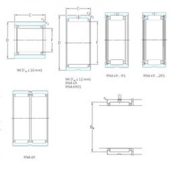 المحامل RNA4876 SKF