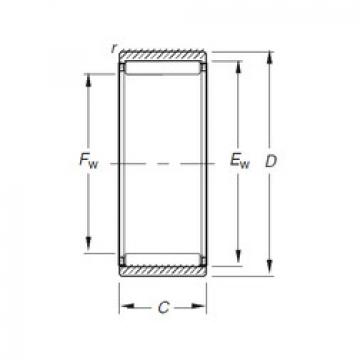 المحامل RNAO25X35X26 Timken