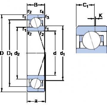 المحامل 71904 CE/P4AH SKF