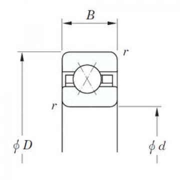 المحامل KBX035 KOYO