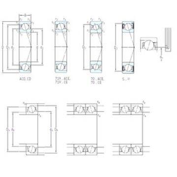 المحامل S7005 CE/HCP4A SKF